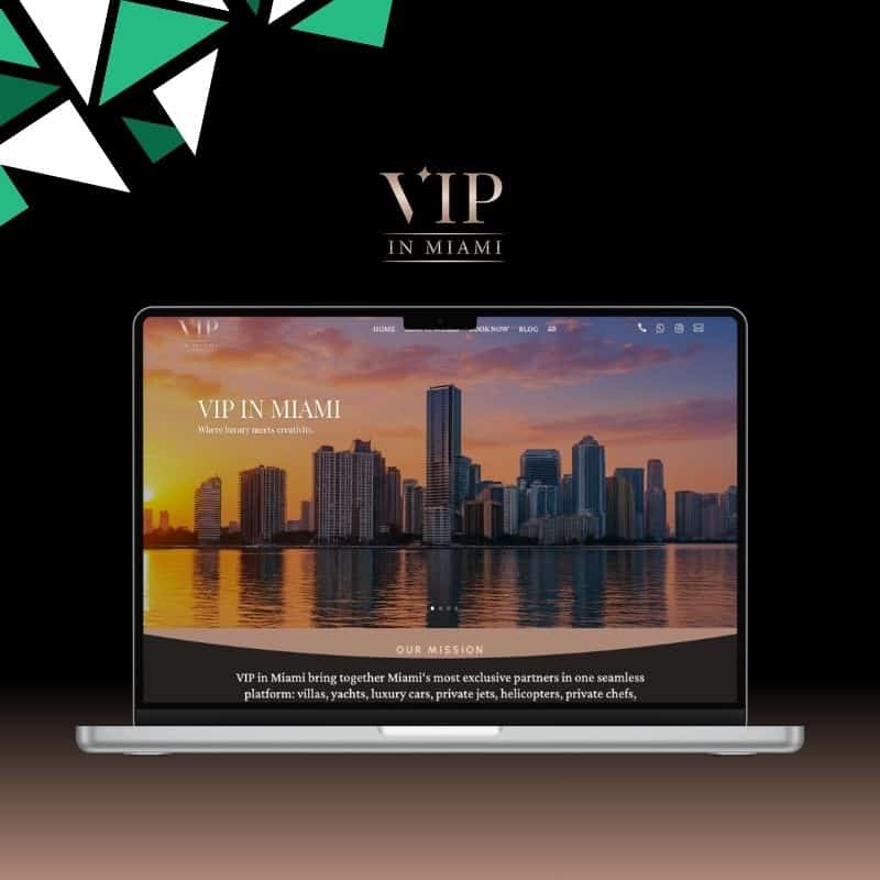 VIP in Miami Création de site VIP in Miami