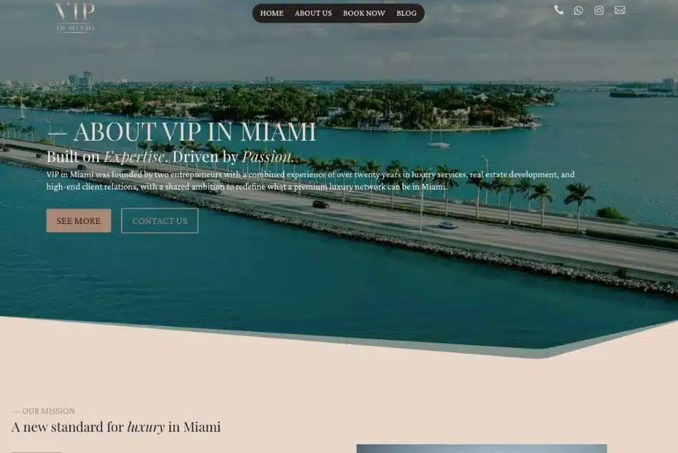 Site de VIP in Miami