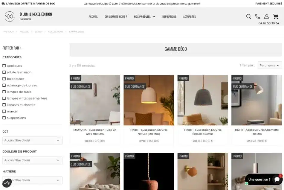 Site de Nexel Edition