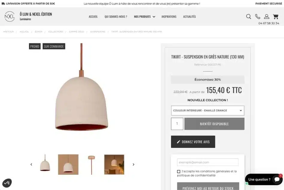Site de Nexel Edition