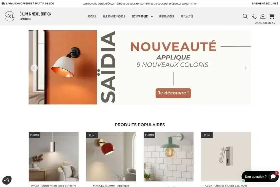 Site de Nexel Edition
