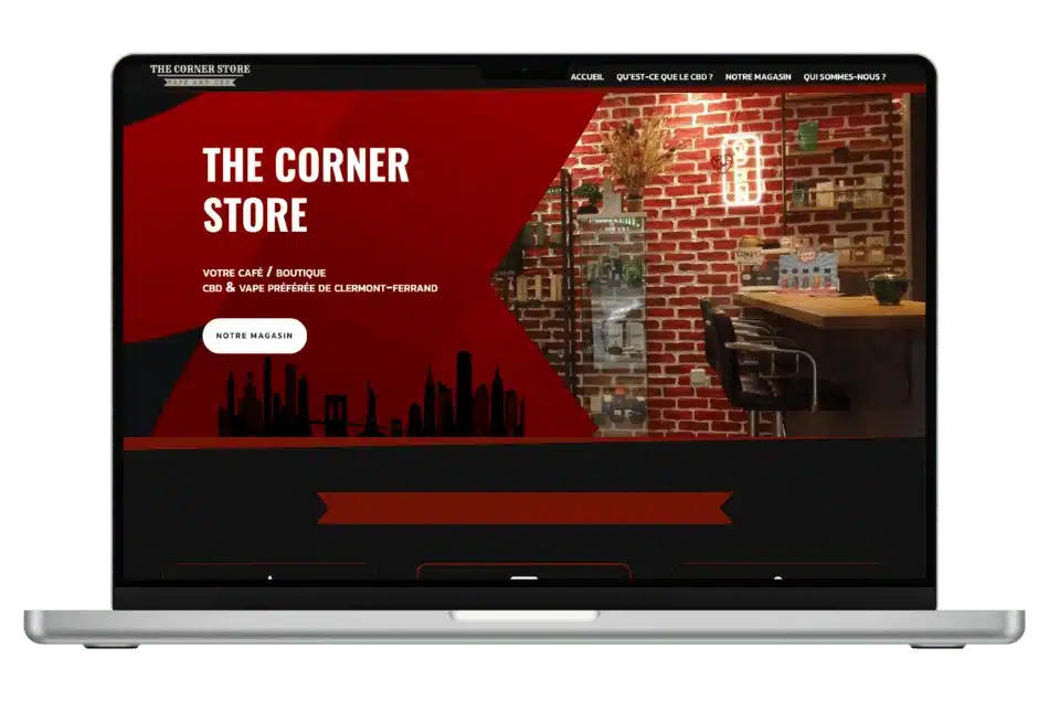 Cas client : création site vitrine The Corner Store