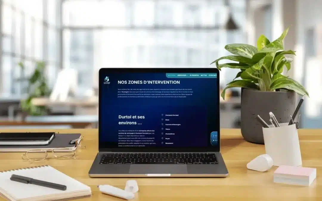 Création de site pour un professionnel du ménage à Durtol